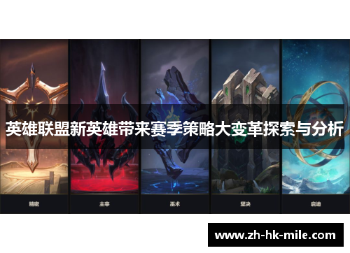 英雄联盟新英雄带来赛季策略大变革探索与分析