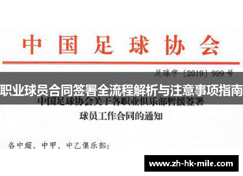 职业球员合同签署全流程解析与注意事项指南