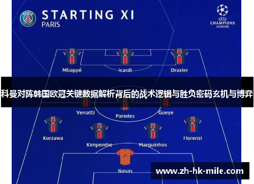 科曼对阵韩国欧冠关键数据解析背后的战术逻辑与胜负密码玄机与博弈
